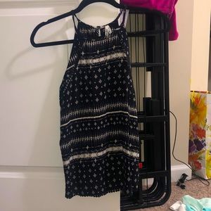 Mudd high neck tank blouse